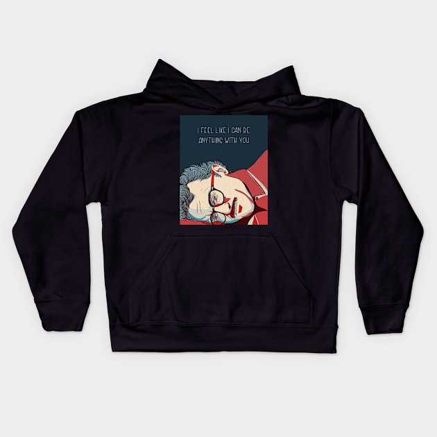 Her Movie Poster Kids Hoodie by KlioStudio